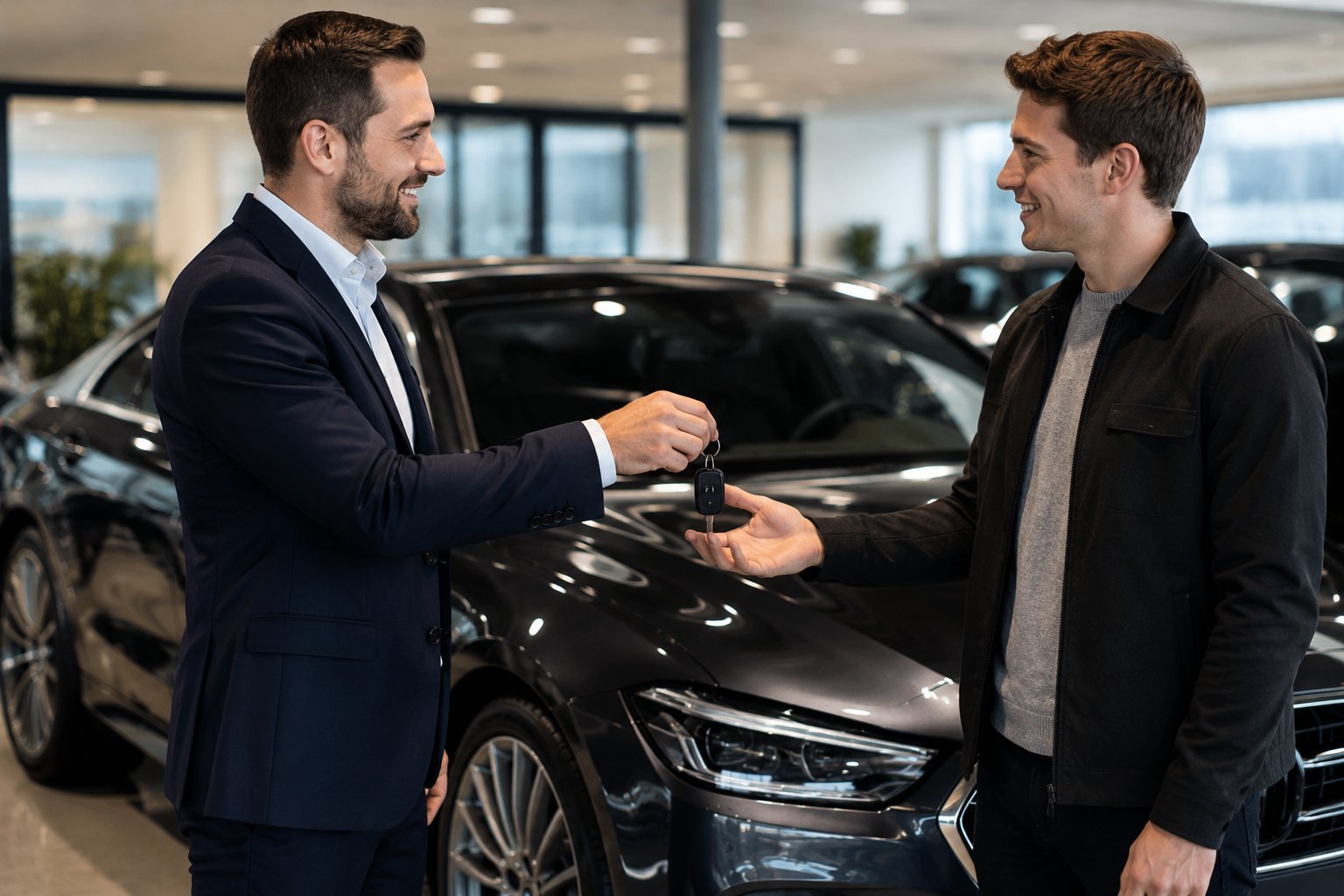 Quick car handover and key exchange